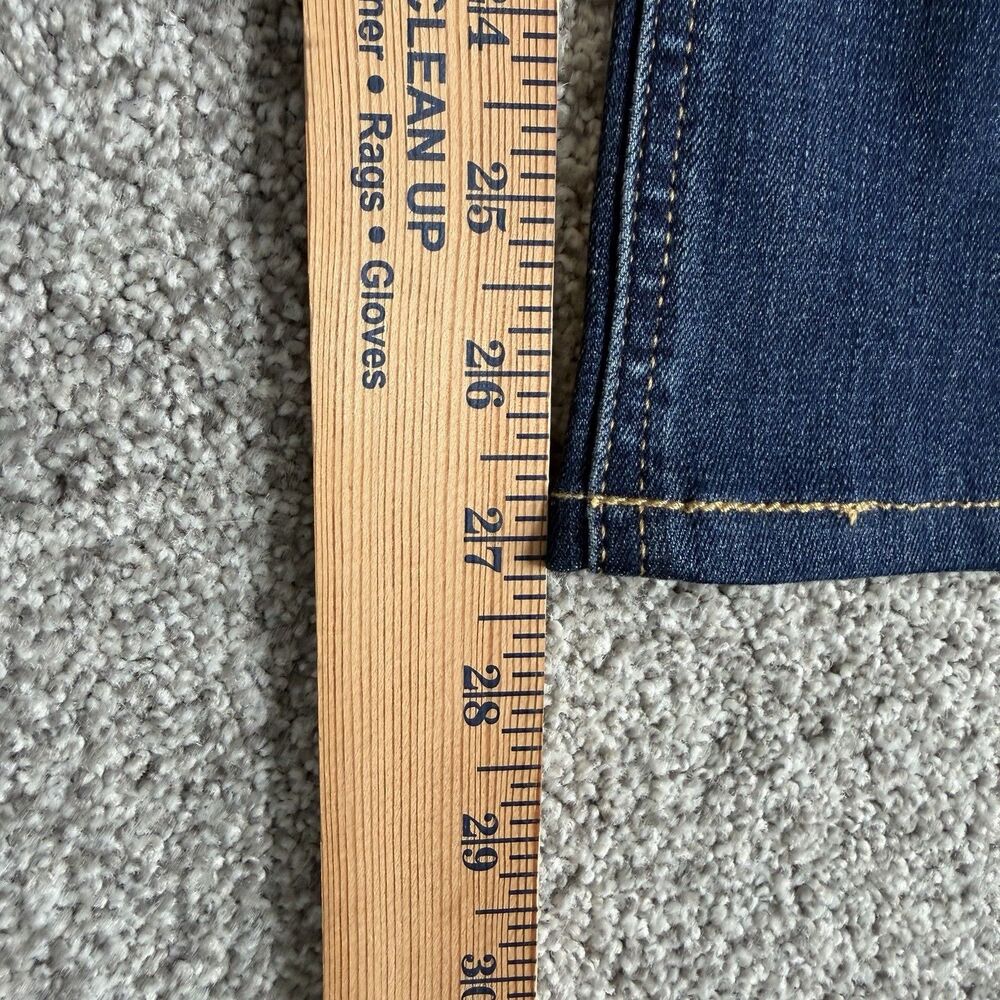 Wrangler High Rise Bootcut Jeans Womens Stretch Dark Wash Blue Size 14 32x27 NEW - Picture 11 of 14